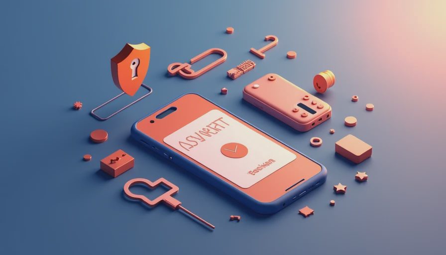 Illustration for two factor authentication authentication
